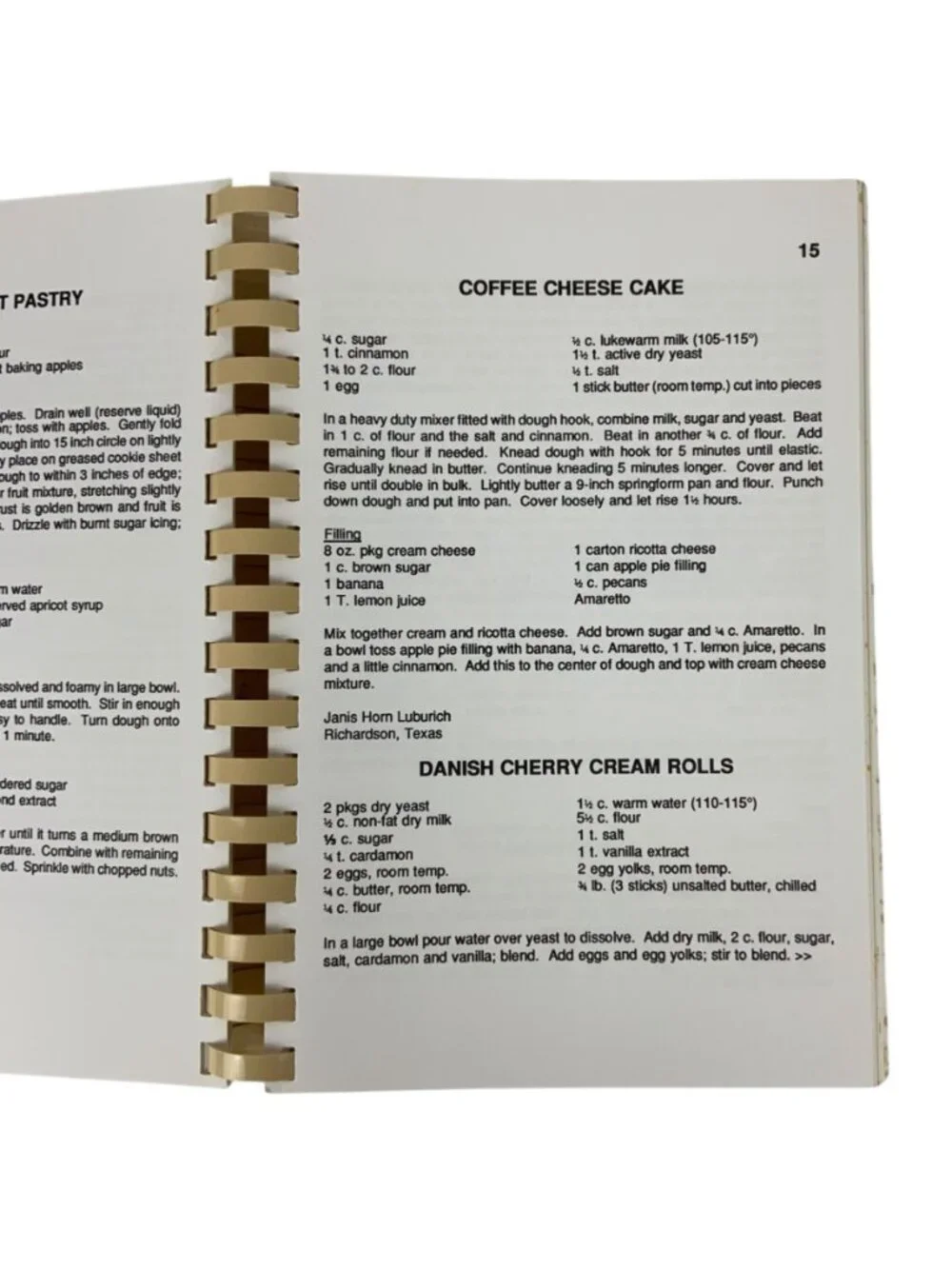 State Fair Of Texas Prize Winning Recipes Cookbook Spiral Bound 1992